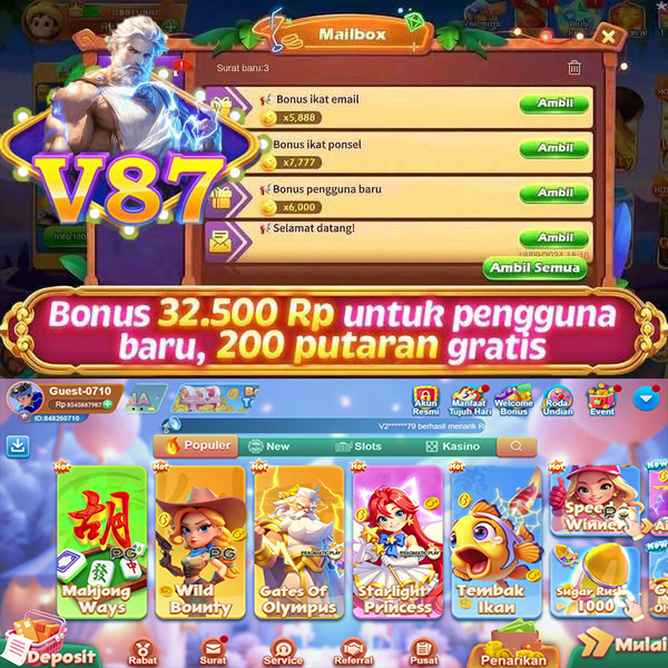 V87 - Login Situs Resmi dan Nikmati Ragam Game PG Soft